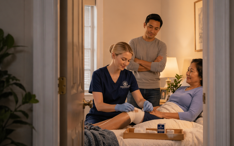 Professional mobile wound care service by Woundology