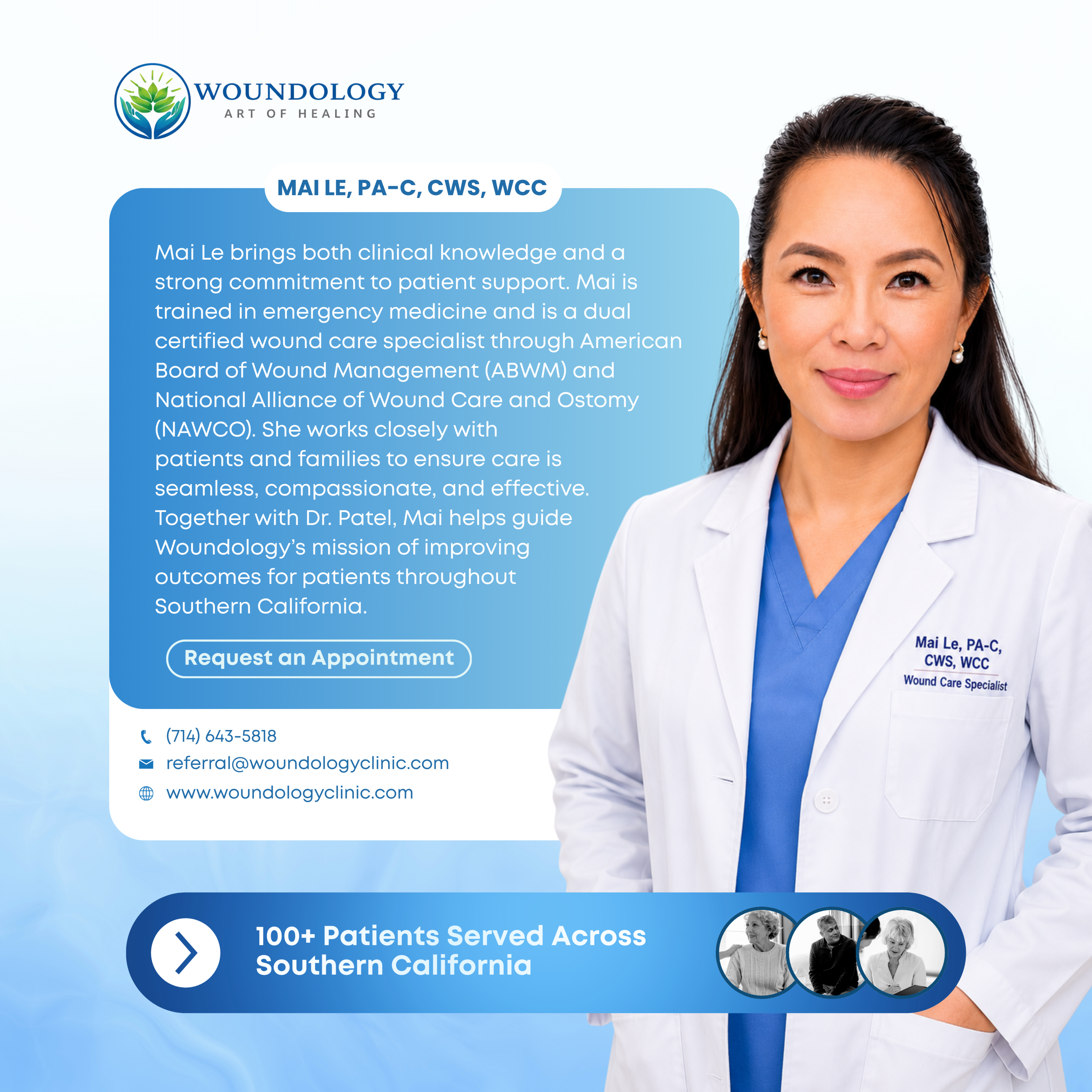 Expert Wound Care Specialists Serving Santa Ana and Orange County