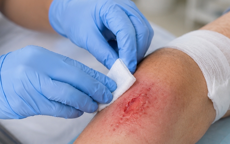 Professional wound care can help promote faster healing and prevent complications
