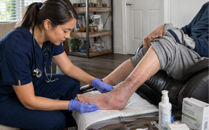 Early identification allows for more proactive and effective wound care management