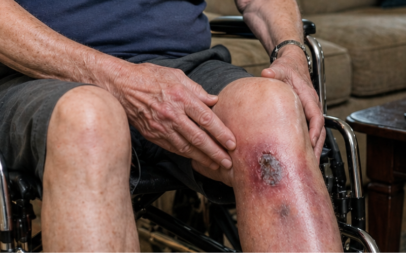 Small wounds can become chronic and difficult to heal if not properly cared for